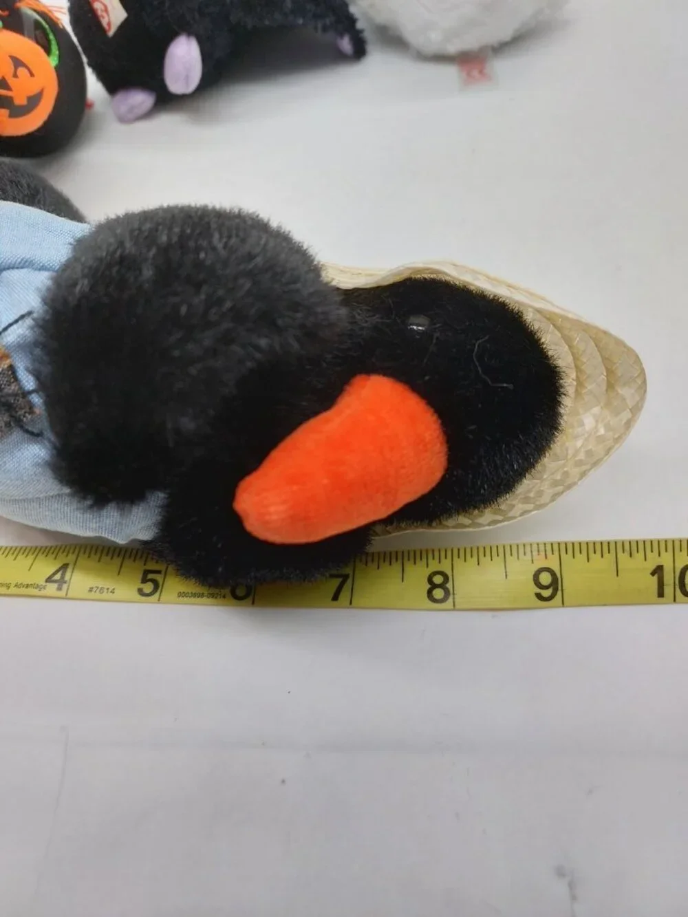Ty Beanie Boos Cat Ghost Bat Scarecrow Lot Of 4 Plush Stuffed Animal Halloween